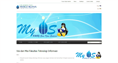 Desktop Screenshot of fti.mercubuana-yogya.ac.id